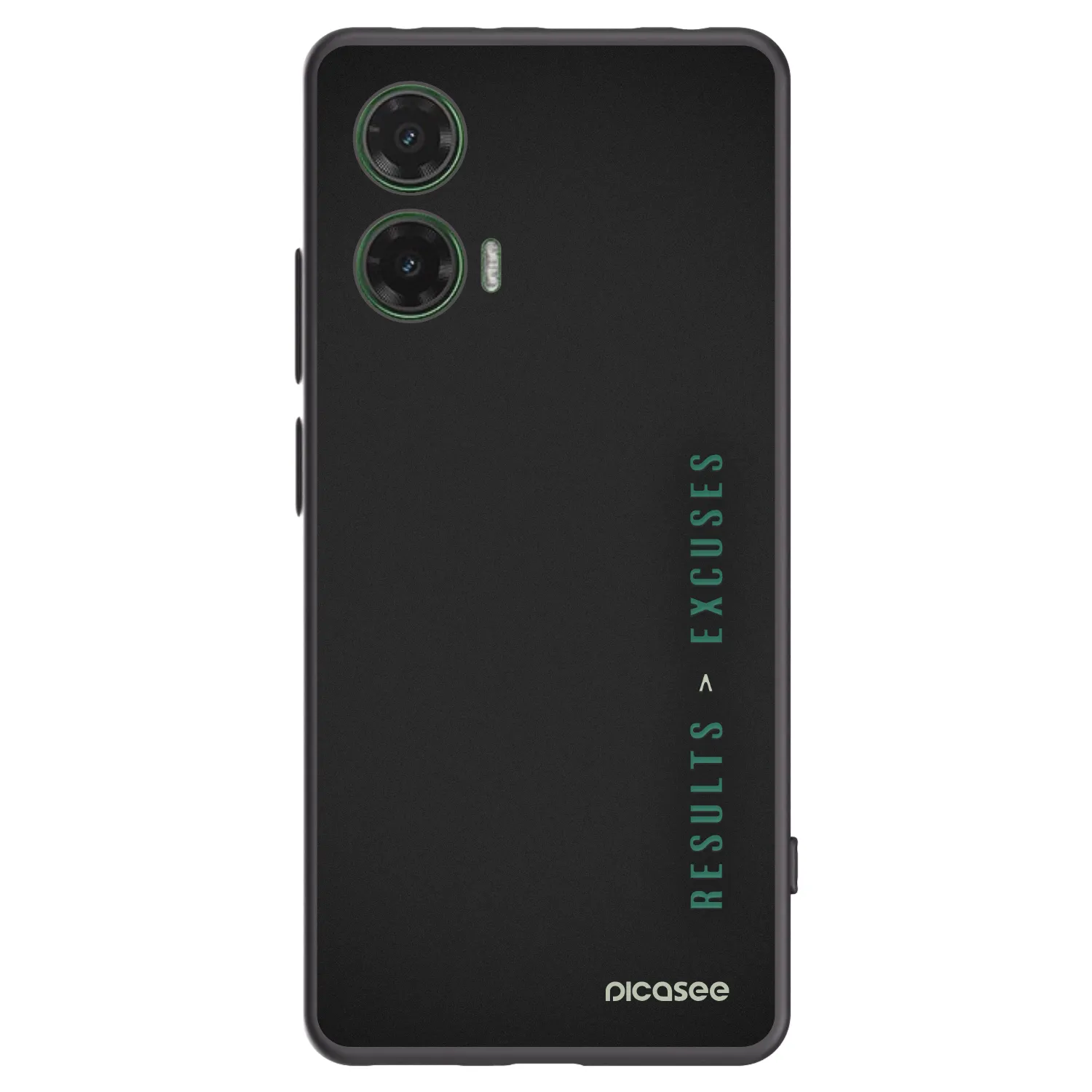 Picasee silikonový černý obal pro Motorola Moto G35 5G - Results x Excuses