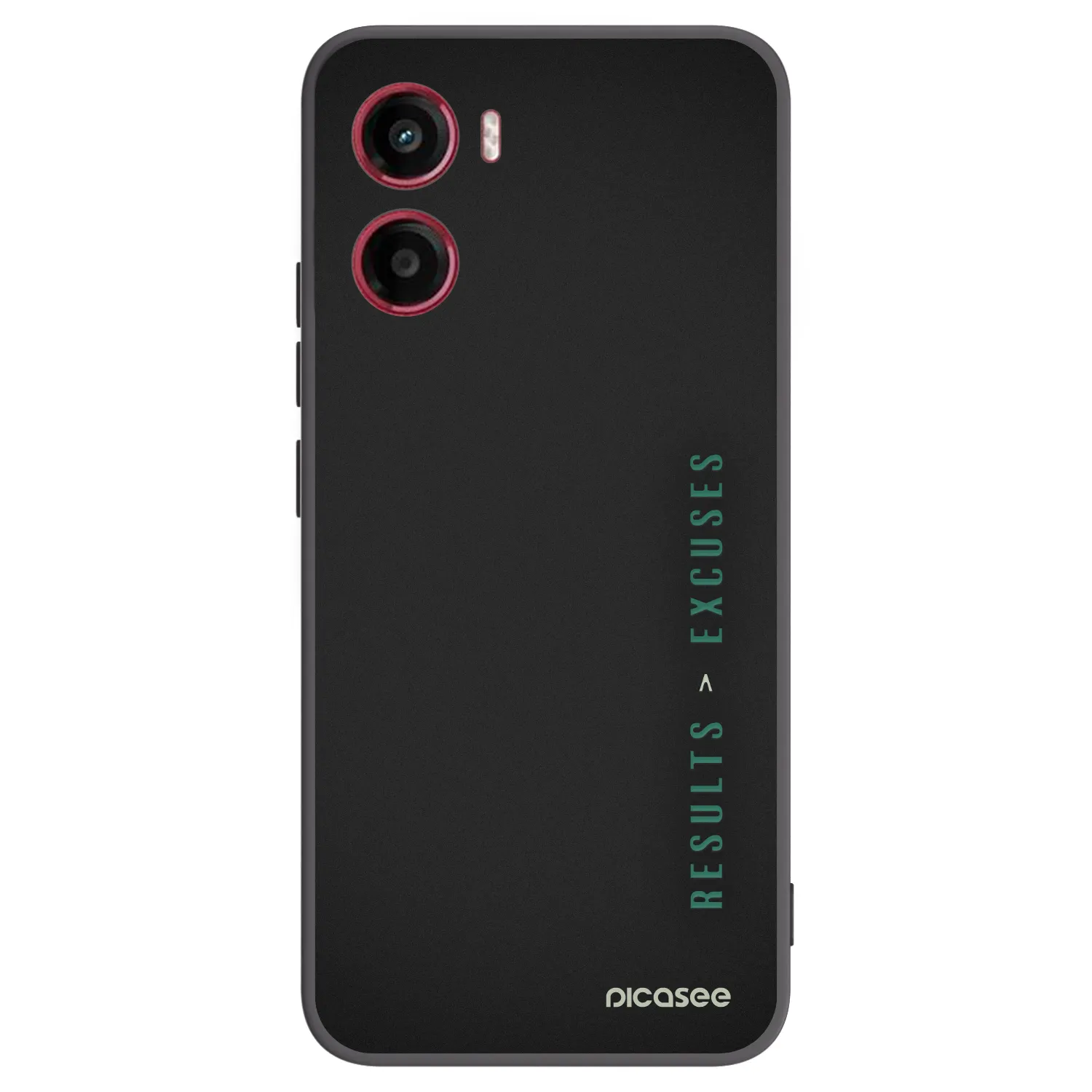 Picasee silikonový černý obal pro Motorola Moto G05 - Results x Excuses