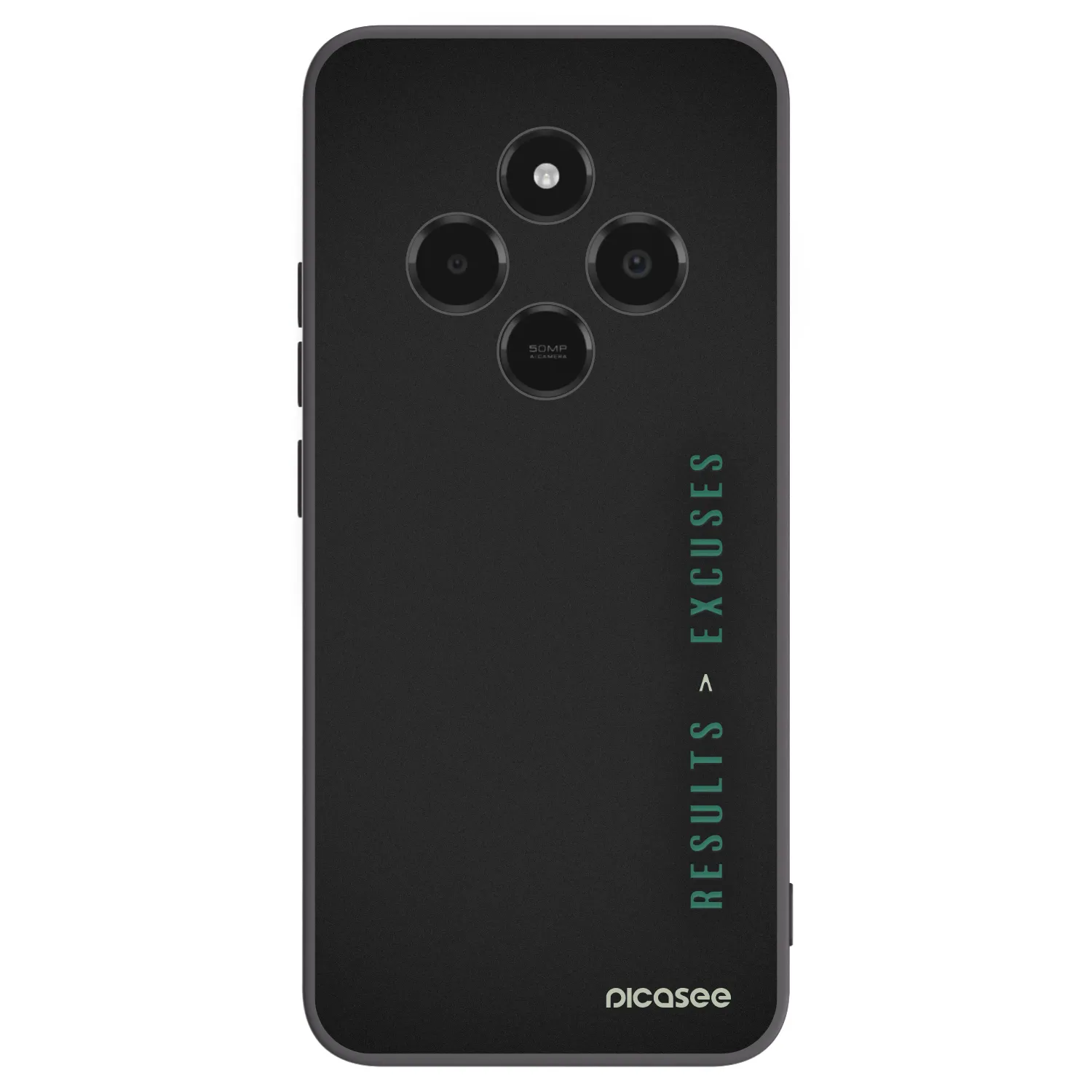 Picasee silikonový černý obal pro Xiaomi Poco C75 - Results x Excuses
