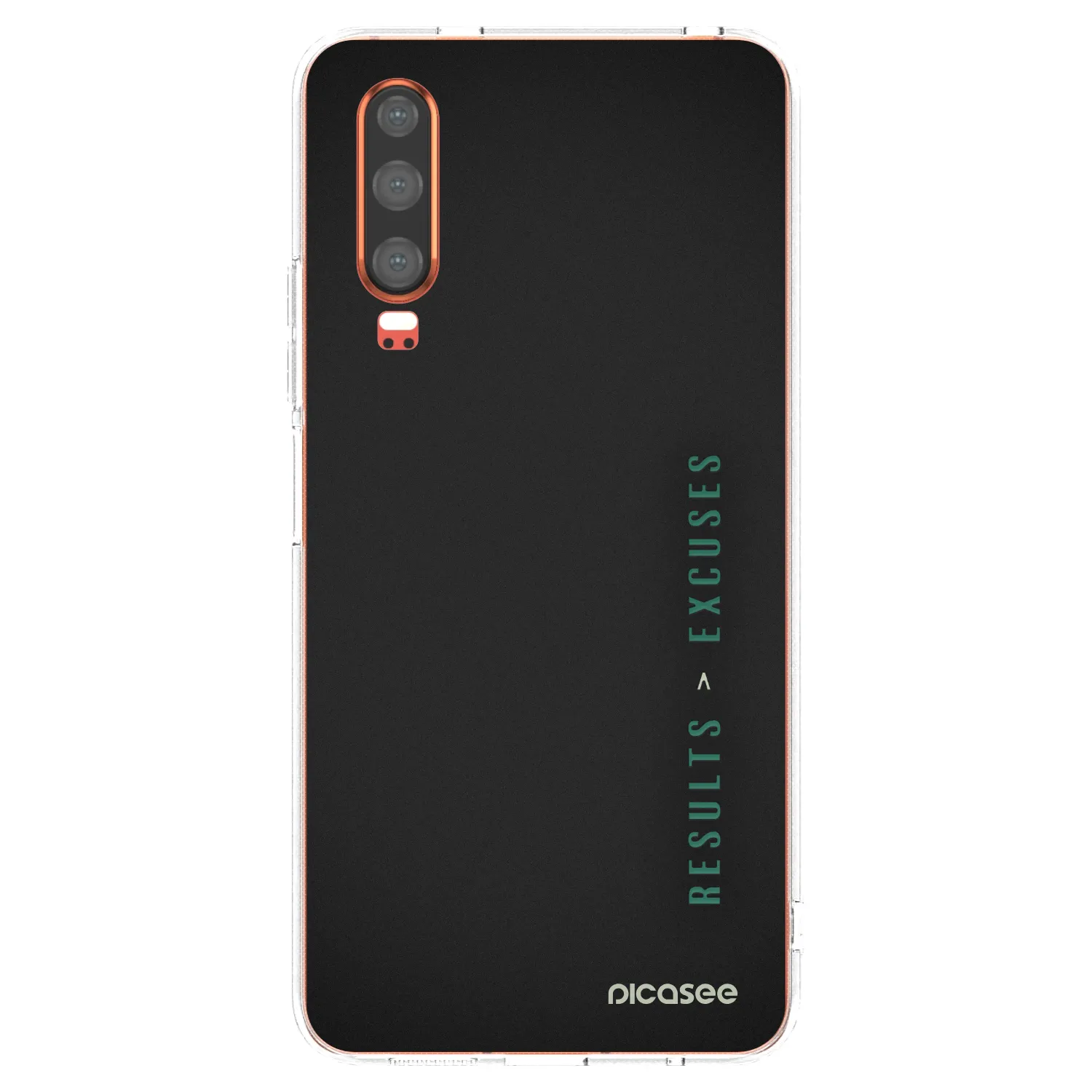Picasee silikonový průhledný obal pro Huawei P30 - Results x Excuses