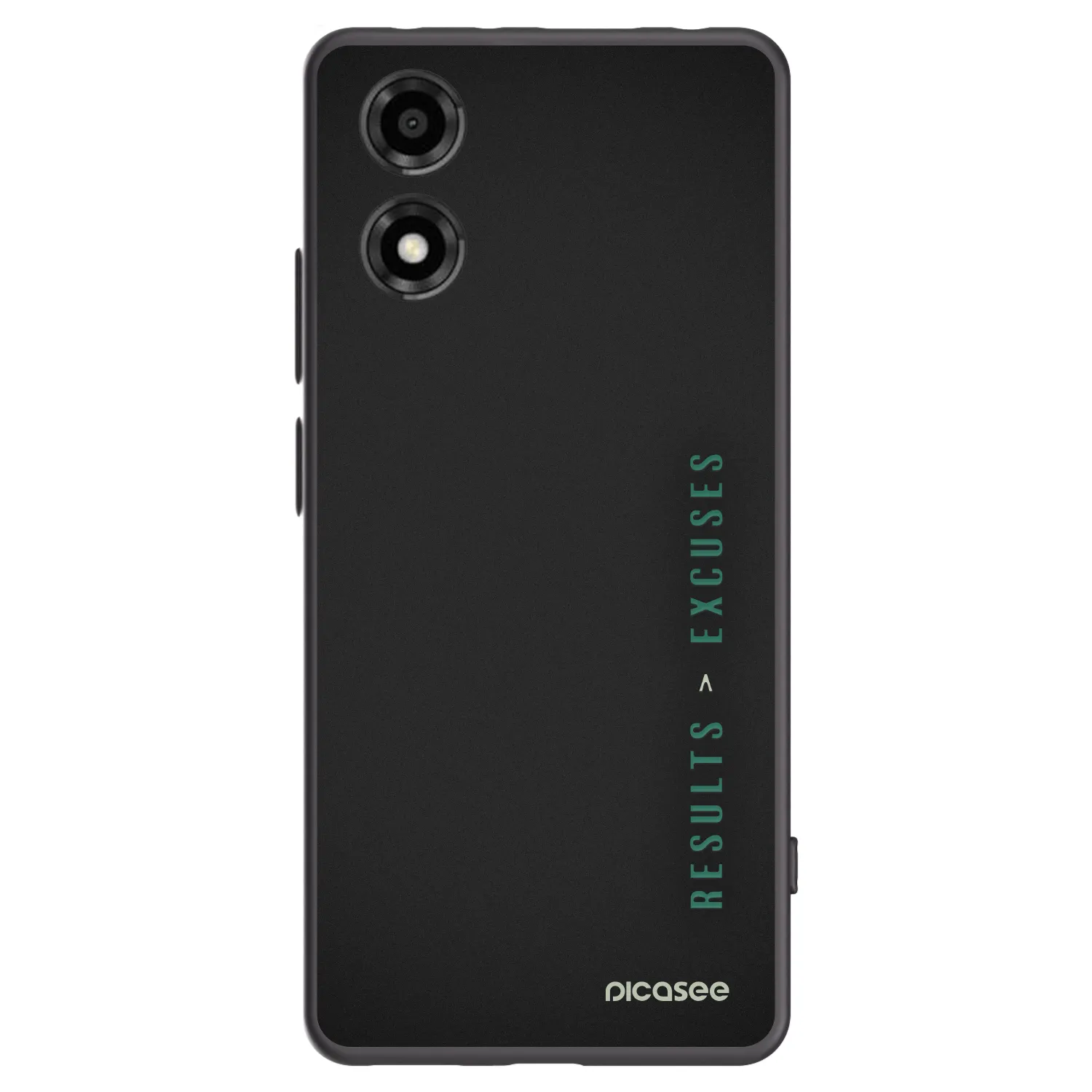 Picasee silikonový černý obal pro Motorola Moto E14 - Results x Excuses