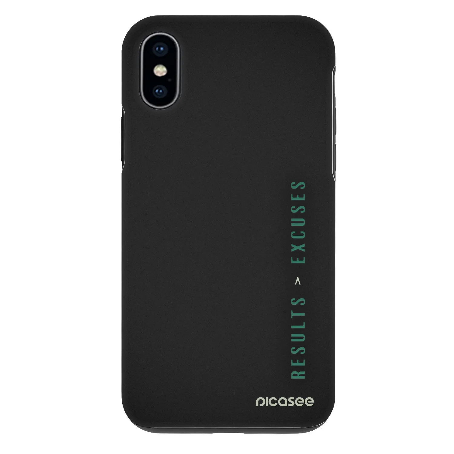 Picasee Fashion Case pro Apple iPhone X/XS - Results x Excuses