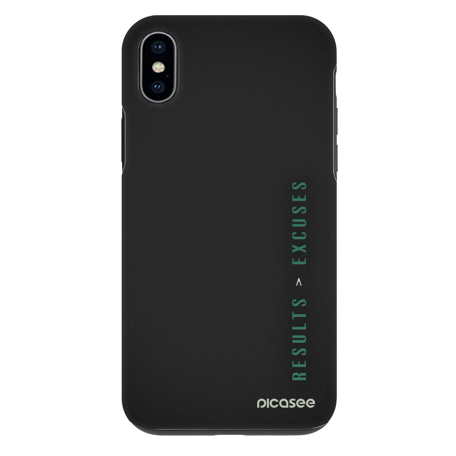 Picasee Fashion Case pro Apple iPhone XS Max - Results x Excuses