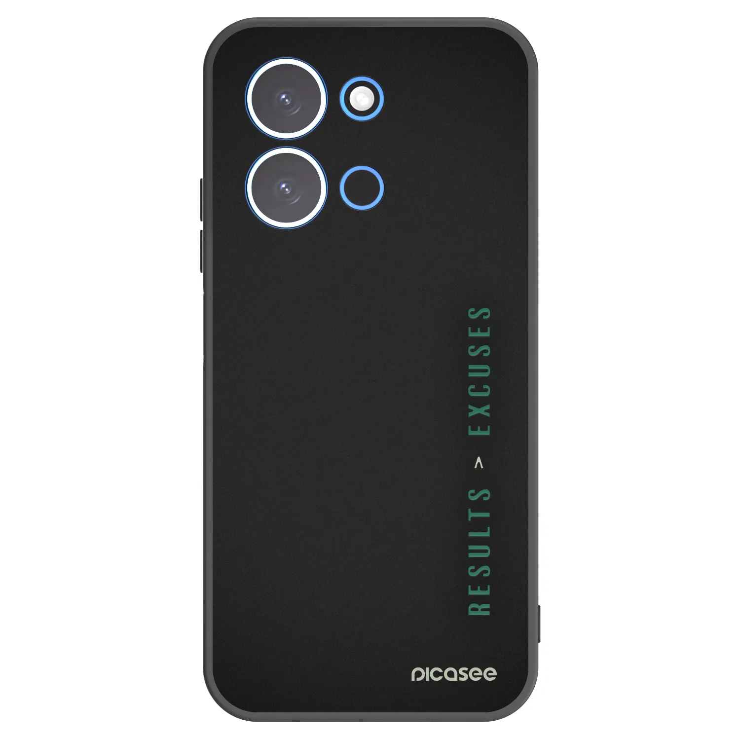 Picasee silikonový černý obal pro Xiaomi Redmi 15C 4G - Results x Excuses