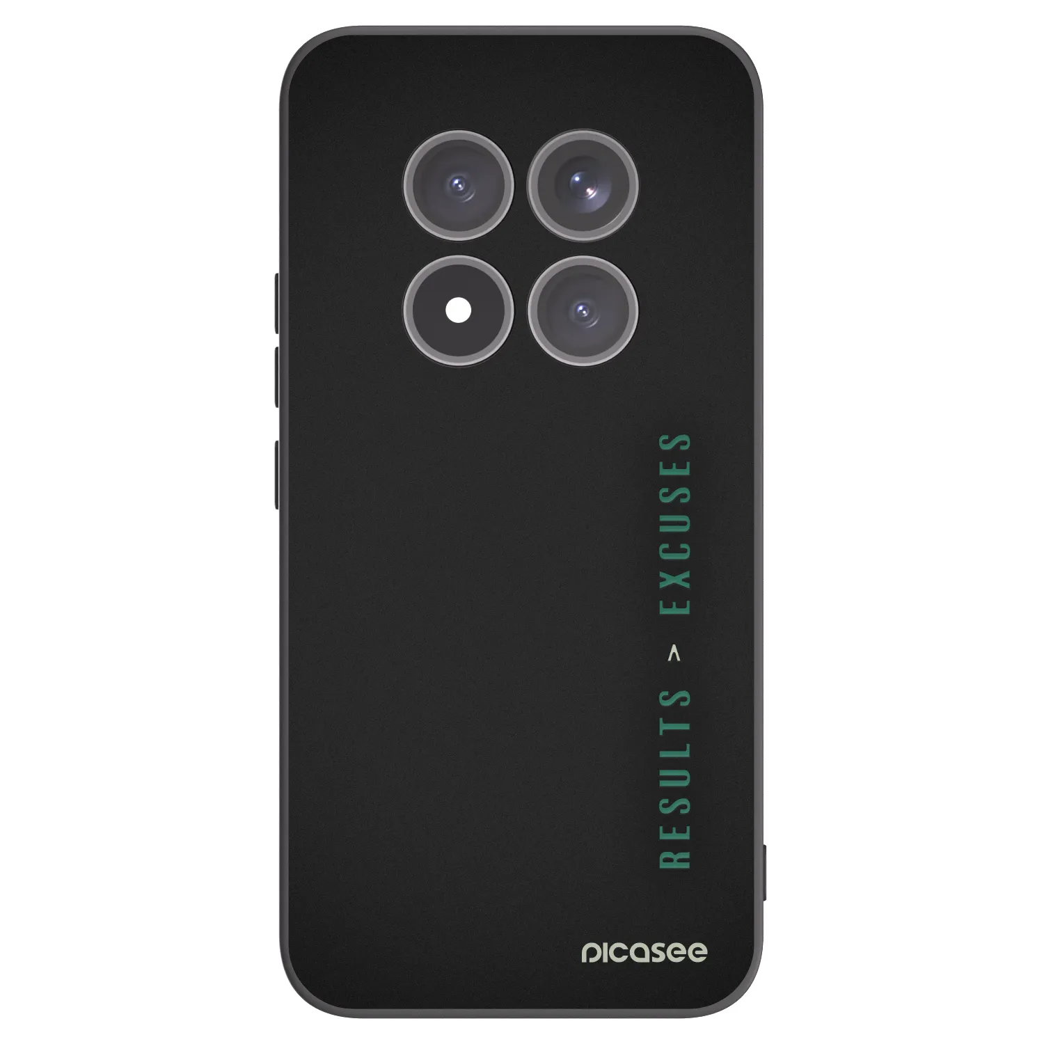 Picasee silikonový černý obal pro Xiaomi Redmi Note 15 Pro+ - Results x Excuses