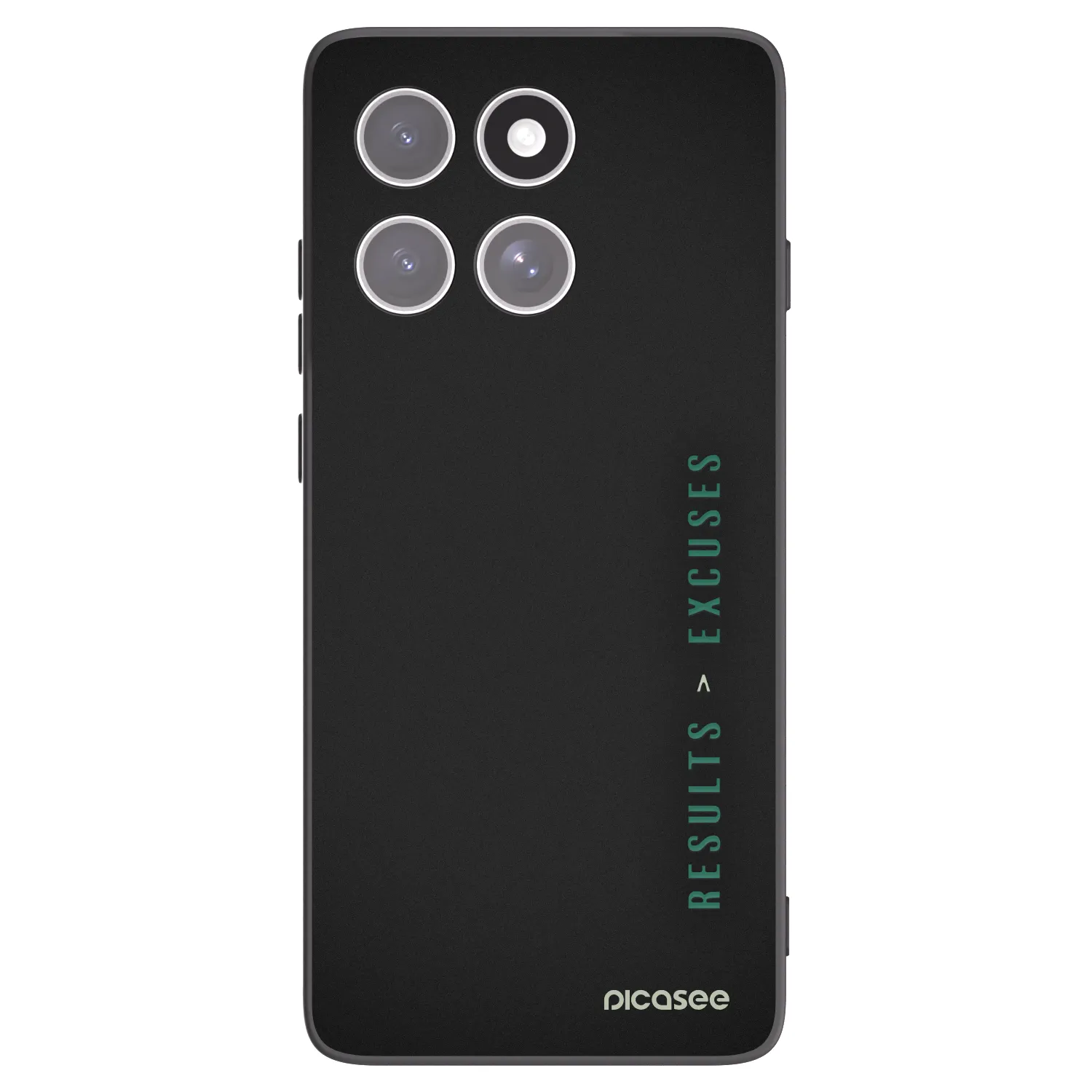 Picasee silikonový černý obal pro Motorola Edge 60 Fusion - Results x Excuses