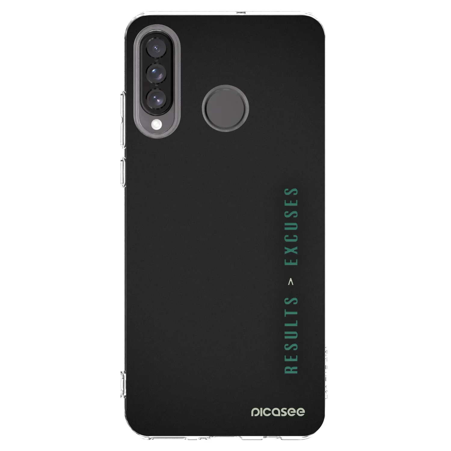 Picasee silikonový průhledný obal pro Huawei P30 Lite - Results x Excuses
