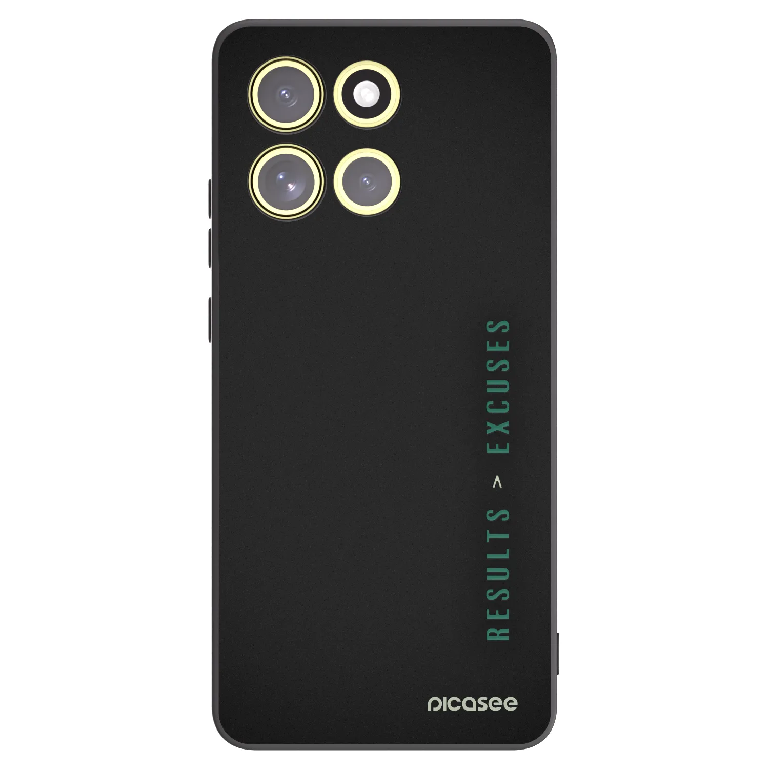 Picasee silikonový černý obal pro Motorola Moto G86 Power 5G - Results x Excuses