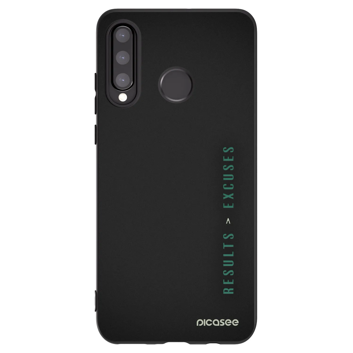 Picasee silikonový černý obal pro Huawei P30 Lite - Results x Excuses