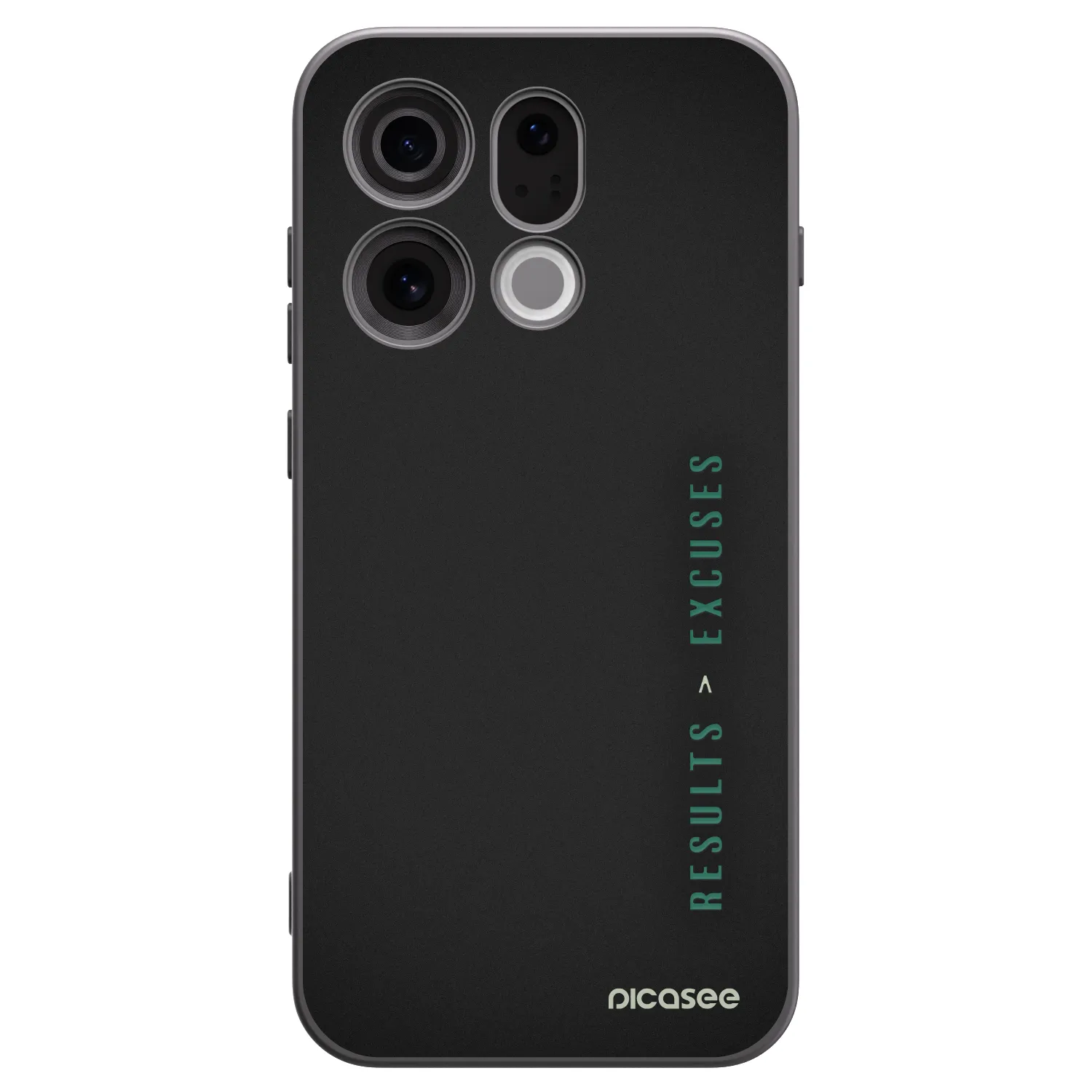 Picasee silikonový černý obal pro OPPO Find X9 - Results x Excuses