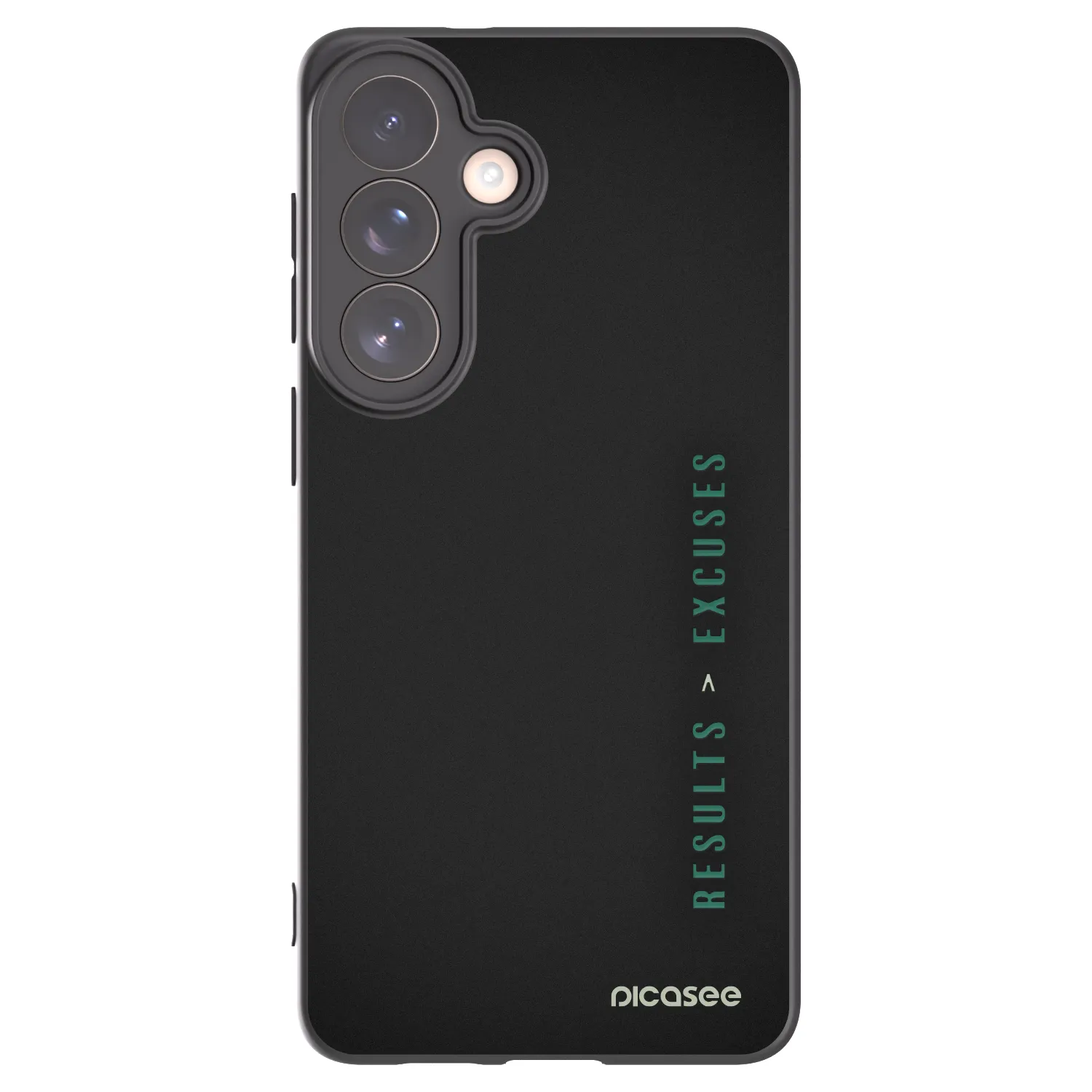 Picasee silikonový černý obal pro Samsung Galaxy S26+ - Results x Excuses
