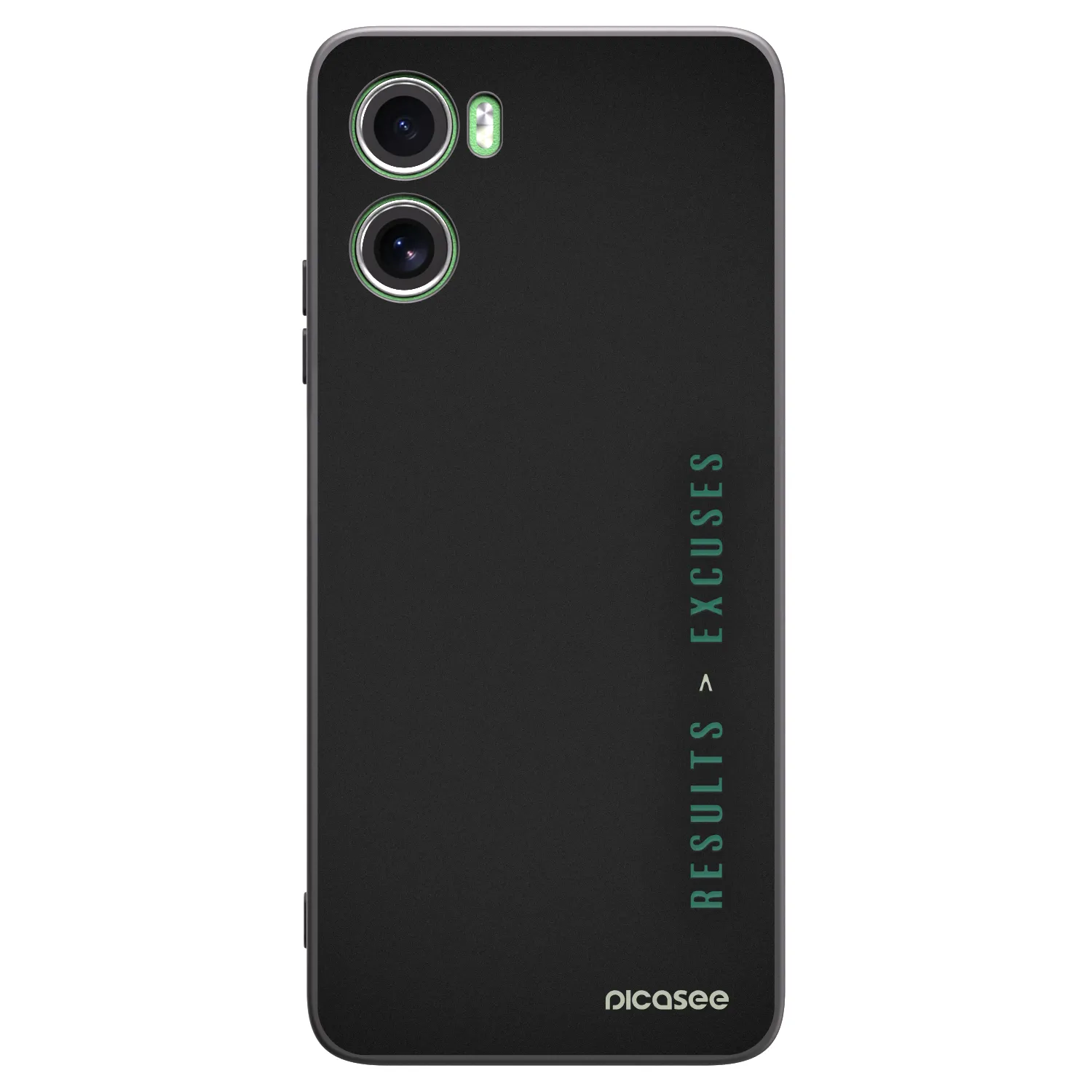 Picasee silikonový černý obal pro Motorola Moto G06 - Results x Excuses