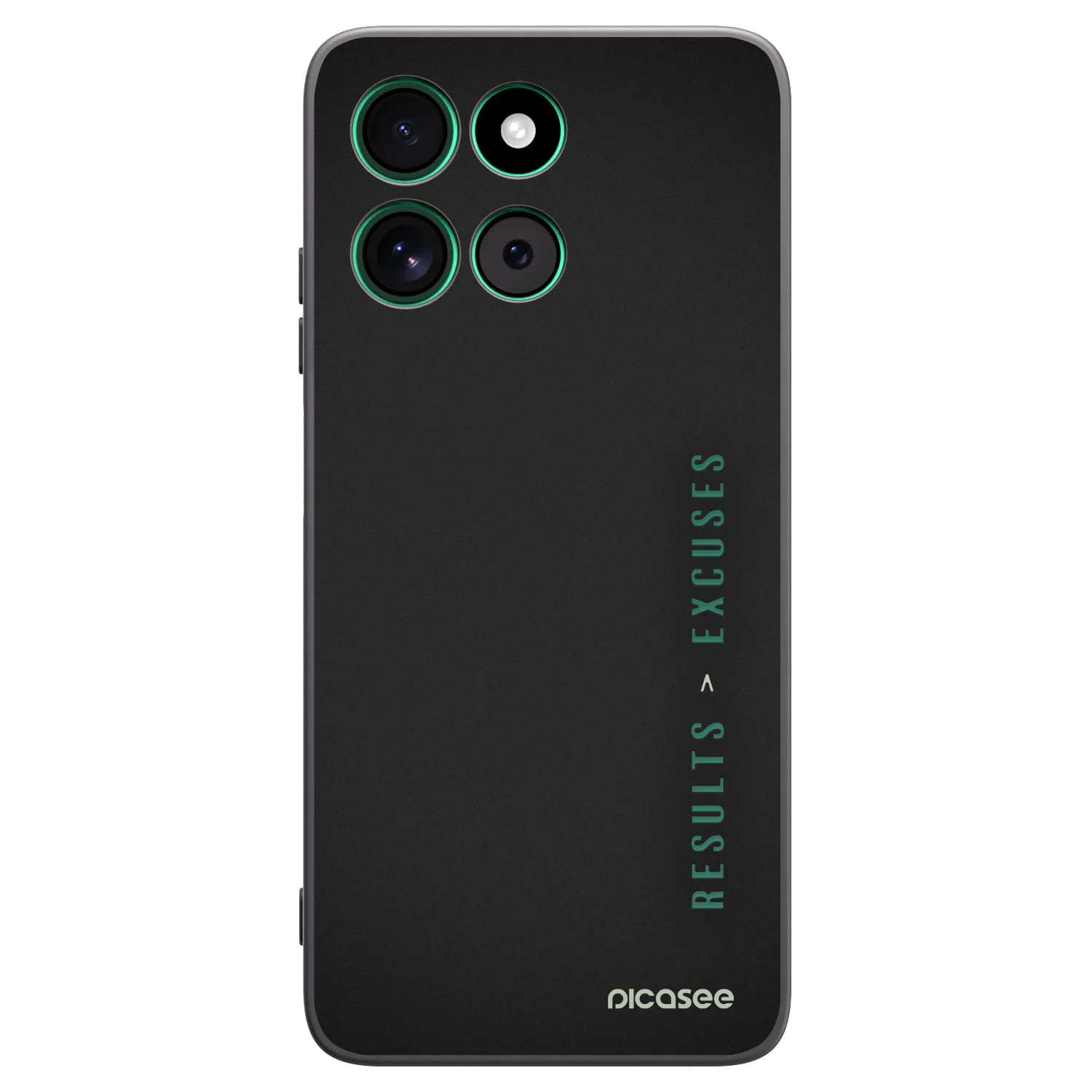 Picasee silikonový černý obal pro Motorola Moto G57 Power - Results x Excuses