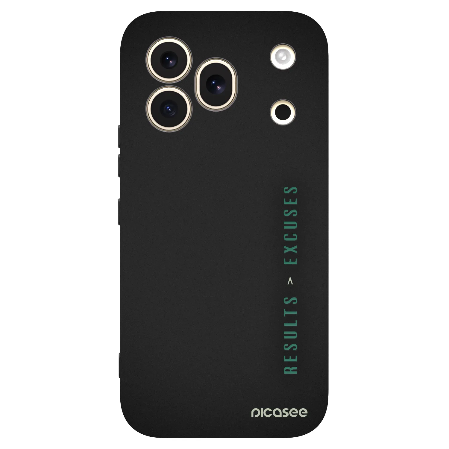 Picasee silikonový černý obal pro Honor 600 Pro - Results x Excuses