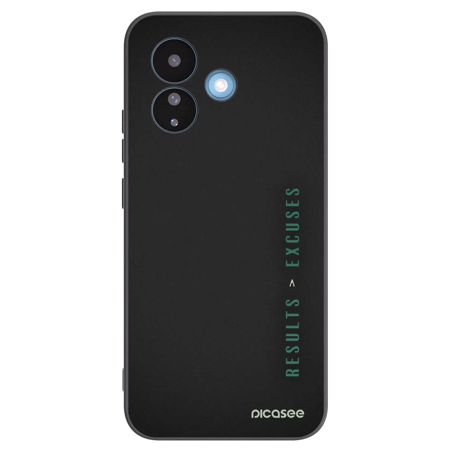 Picasee silikonový černý obal pro Xiaomi Redmi Note 17 Pro 5G - Results x Excuses