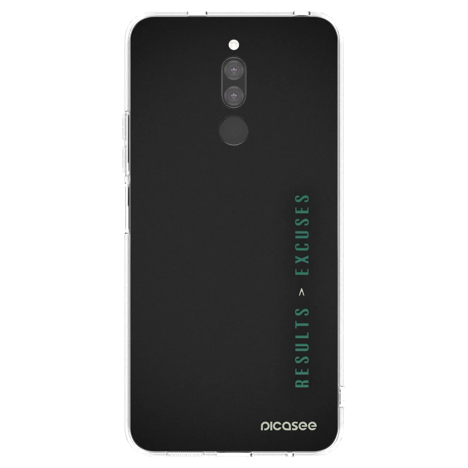 Picasee silikonový průhledný obal pro Xiaomi Redmi 8 - Results x Excuses