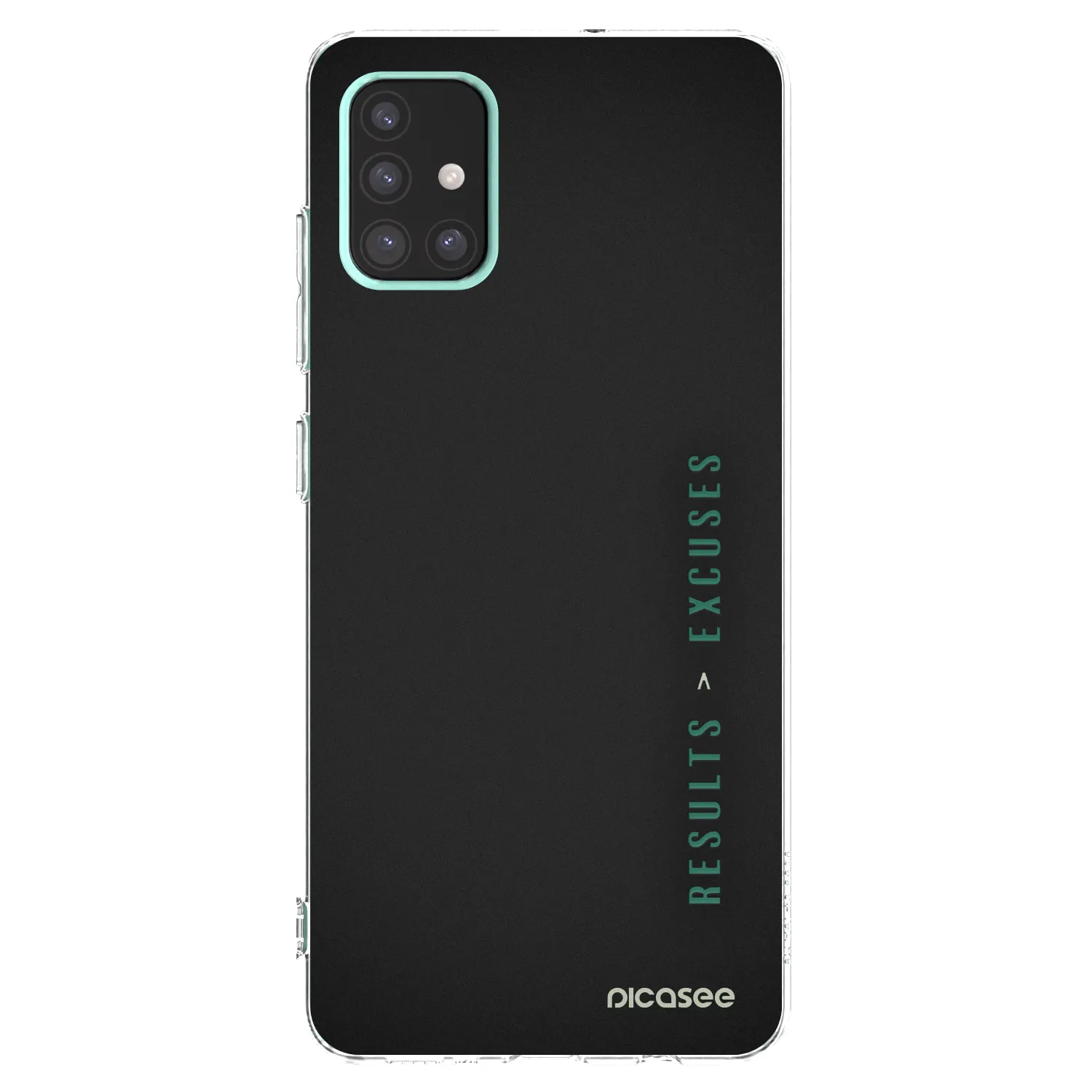 Picasee silikonový průhledný obal pro Samsung Galaxy A51 A515F - Results x Excuses