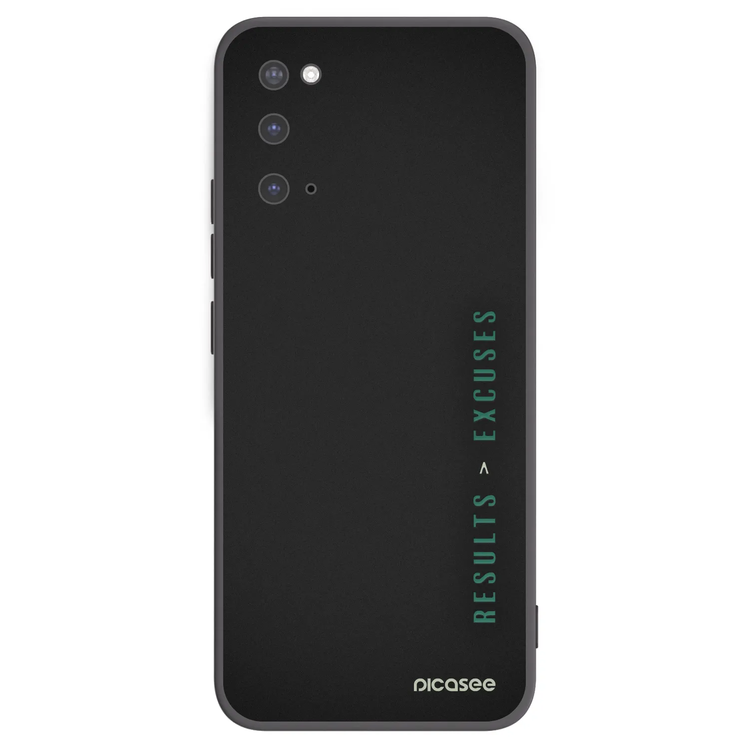 Picasee silikonový černý obal pro Samsung Galaxy S20 G980F - Results x Excuses