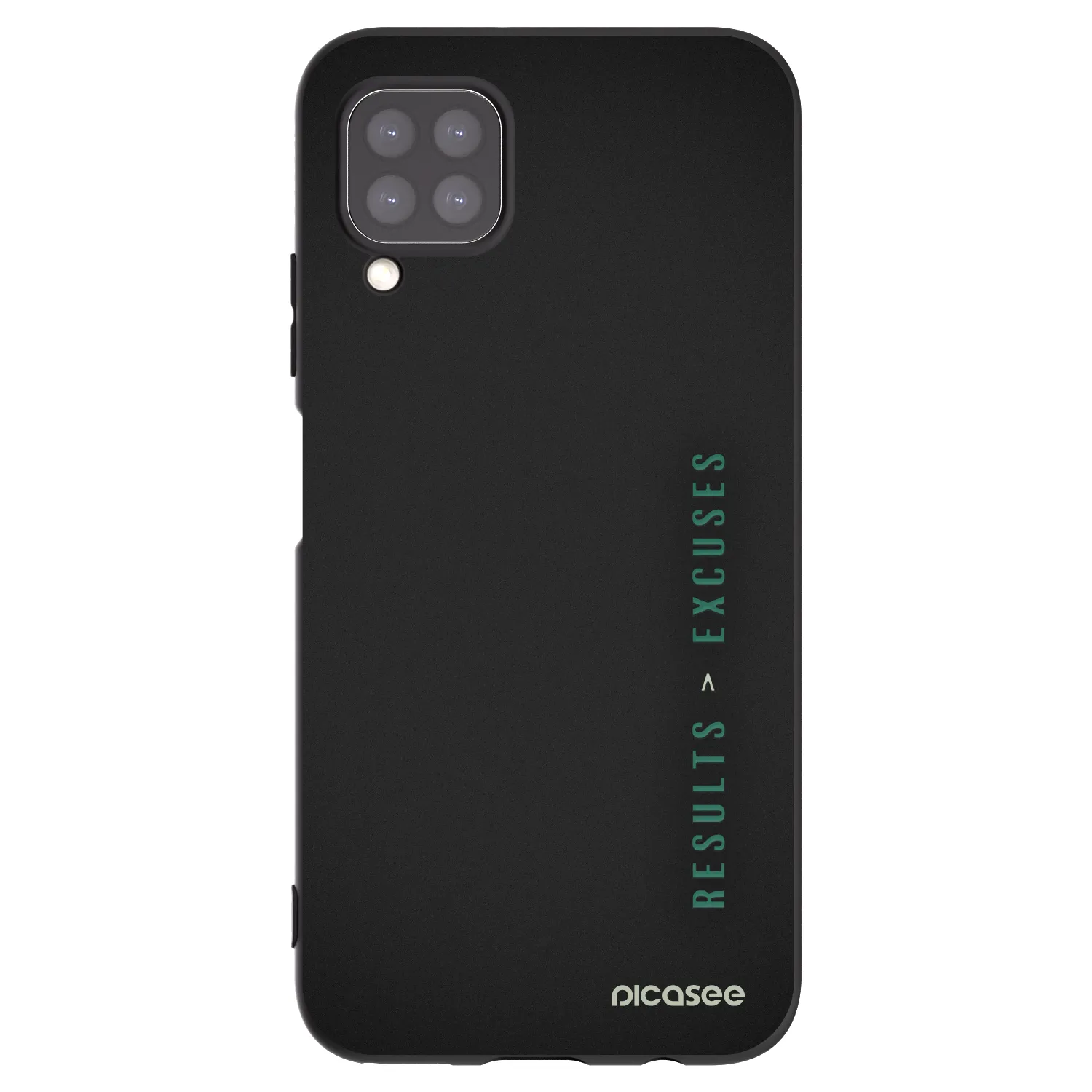 Picasee silikonový černý obal pro Huawei P40 Lite - Results x Excuses
