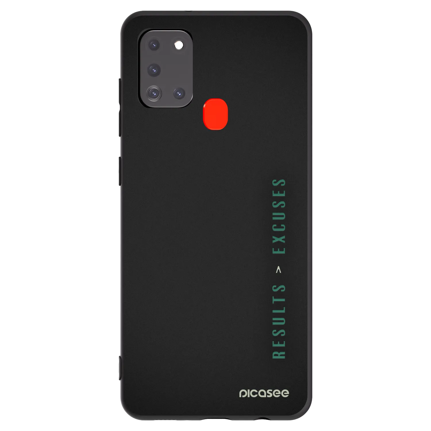 Picasee silikonový černý obal pro Samsung Galaxy A21s - Results x Excuses
