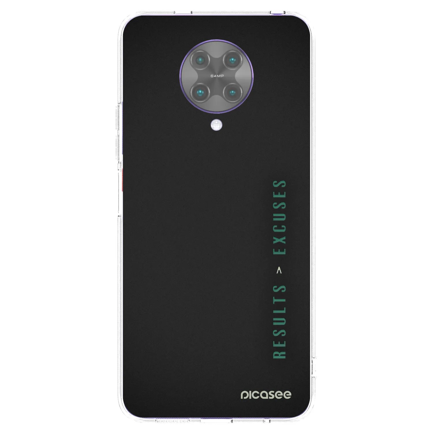 Picasee silikonový průhledný obal pro Xiaomi Poco F2 Pro - Results x Excuses