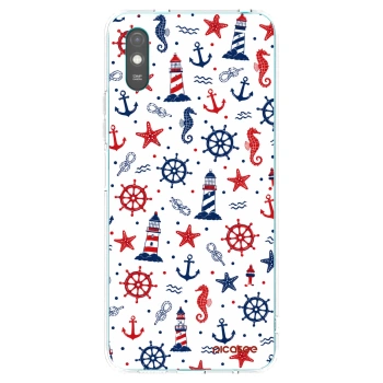 Picasee silikonový průhledný obal pro Xiaomi Redmi 9A - Sailor Vibes