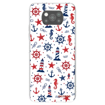 Picasee silikonový černý obal pro Xiaomi Poco X3 - Sailor Vibes