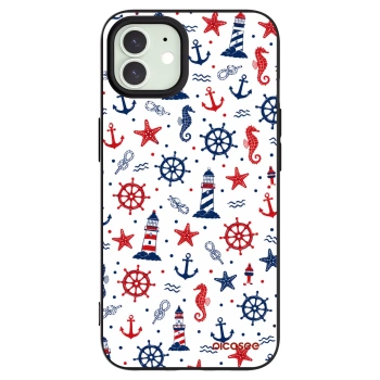 Picasee silikonový černý obal pro Apple iPhone 12 - Sailor Vibes