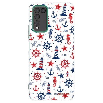 Picasee silikonový průhledný obal pro Honor 10X Lite - Sailor Vibes