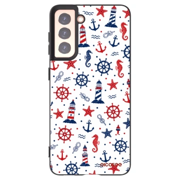 Picasee silikonový černý obal pro Samsung Galaxy S21 5G G991B - Sailor Vibes