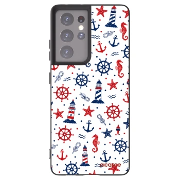 Picasee silikonový černý obal pro Samsung Galaxy S21 Ultra 5G G998B - Sailor Vibes