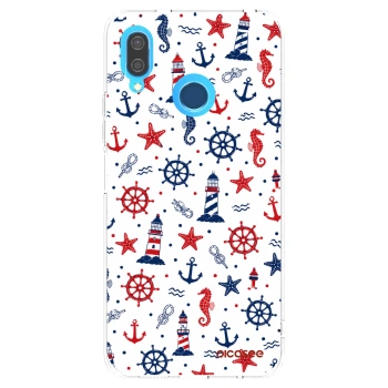 Picasee silikonový průhledný obal pro Huawei P20 Lite - Sailor Vibes