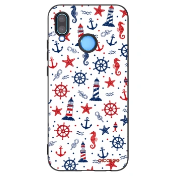 Picasee silikonový černý obal pro Huawei P20 Lite - Sailor Vibes