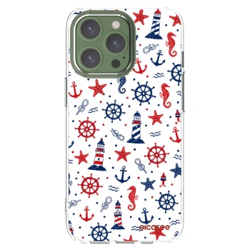 Picasee silikonový průhledný obal pro Apple iPhone 13 Pro - Sailor Vibes