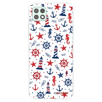 Picasee silikonový průhledný obal pro Samsung Galaxy A22 A226B 5G - Sailor Vibes