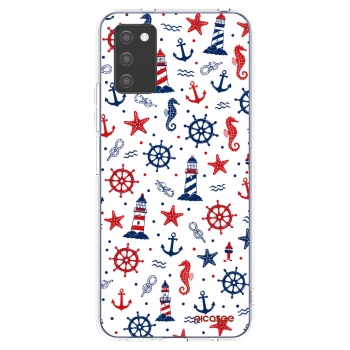 Picasee silikonový průhledný obal pro Samsung Galaxy A02s A025G - Sailor Vibes