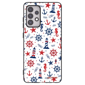 Picasee silikonový černý obal pro Samsung Galaxy A52s 5G A528B - Sailor Vibes