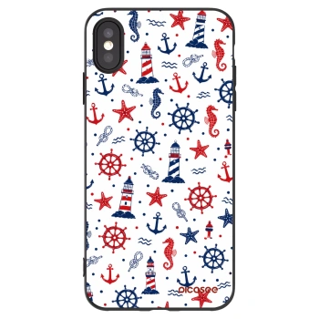Picasee silikonový černý obal pro Apple iPhone XS Max - Sailor Vibes