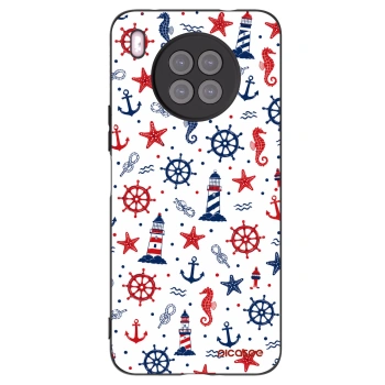 Picasee silikonový černý obal pro Huawei Nova 8i - Sailor Vibes