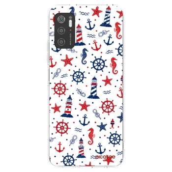 Picasee silikonový průhledný obal pro Xiaomi Poco M3 Pro 5G - Sailor Vibes