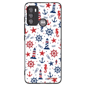 Picasee silikonový černý obal pro Motorola Moto G60 - Sailor Vibes