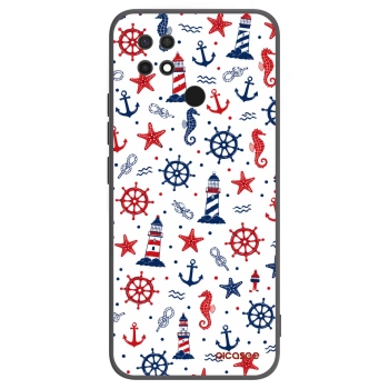 Picasee silikonový černý obal pro Xiaomi Redmi 10C - Sailor Vibes