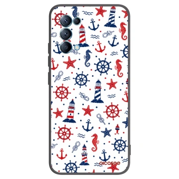 Picasee silikonový černý obal pro OPPO Reno 5 5G - Sailor Vibes