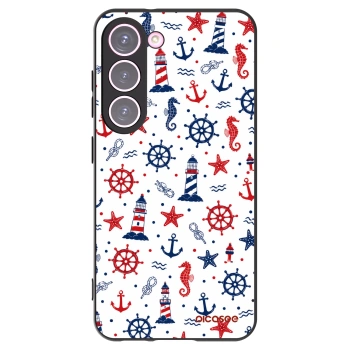 Picasee silikonový černý obal pro Samsung Galaxy S23 5G - Sailor Vibes