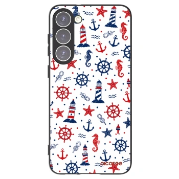 Picasee silikonový černý obal pro Samsung Galaxy S23+ 5G - Sailor Vibes