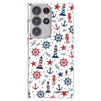 Picasee silikonový průhledný obal pro Samsung Galaxy S23 Ultra 5G - Sailor Vibes