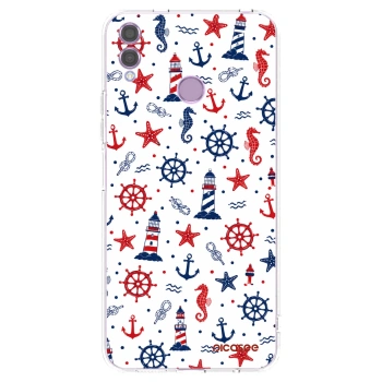 Picasee silikonový průhledný obal pro Honor 8X - Sailor Vibes