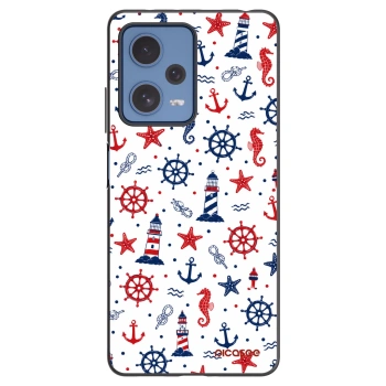 Picasee silikonový černý obal pro Xiaomi Redmi Note 12 Pro 5G - Sailor Vibes