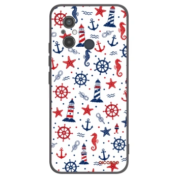 Picasee silikonový černý obal pro Xiaomi Redmi 12C - Sailor Vibes