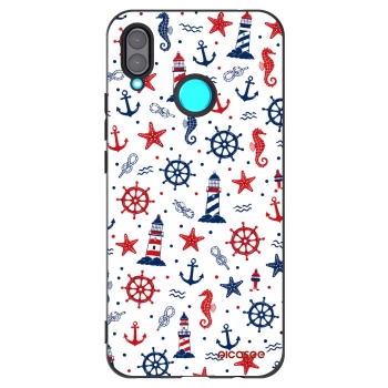 Picasee silikonový černý obal pro Huawei Nova 3 - Sailor Vibes